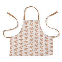Boho Oranje Flowers Kinder Schort