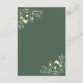 Boho Oranje Trouwdetails QR Code Informatiekaartje (Achterkant)