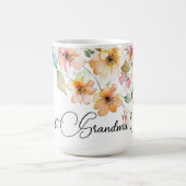  Boho Oranje Waterverf Wildflower Oma Koffiemok (Center)