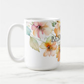  Boho Oranje Waterverf Wildflowers Tante Koffiemok (Links)