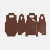 Boho Orchid Arch Wedding Bedankt ID959 Bedankdoosjes (Uitgevouwen)