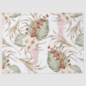Boho Orchids en Palm Leaves JJ Decoupage Papier (Voorkant)