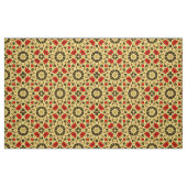Boho Oriental Colorful Mosaic Geometric Pattern Stof (Fat Quarter)