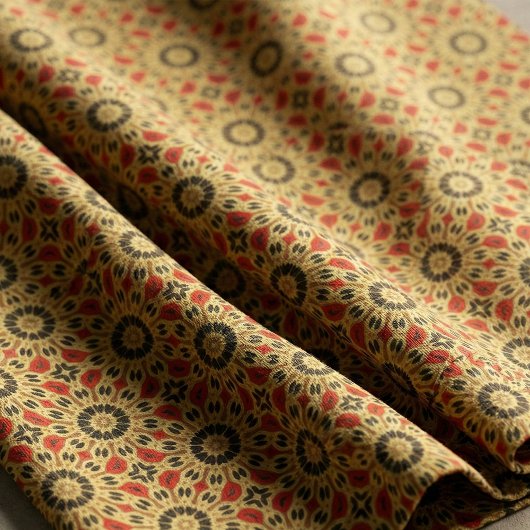 Boho Oriental Colorful Mosaic Geometric Pattern Stof