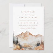 Boho Outdoor Bruiloft Save The Date Kaart (Voorkant)