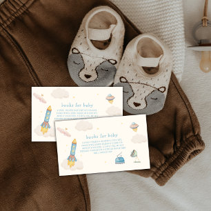 Boho Outer Space Raket Jongen Boeken Voor Baby Sho Informatiekaartje