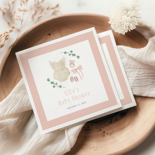 Boho  Outfit Baby shower Servet