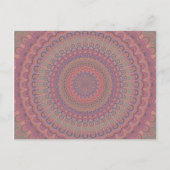 Boho oval mandala briefkaart (Voorkant)