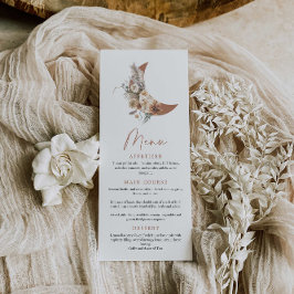 Boho Over het menu Moon Baby shower
