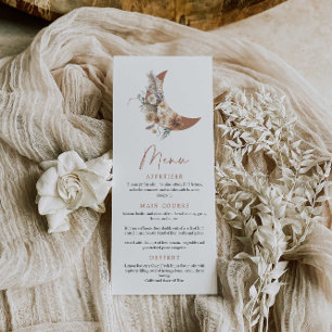 Boho Over het menu Moon Baby shower