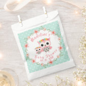 Boho Owl Baby shower Favor Bag Bedankzakje (Geknipt)
