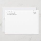 Boho Owl Couple Rustic Bachelorette Party Kaart (Achterkant)