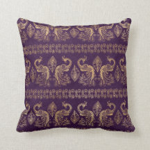 Boho Paars en Gold Peacock