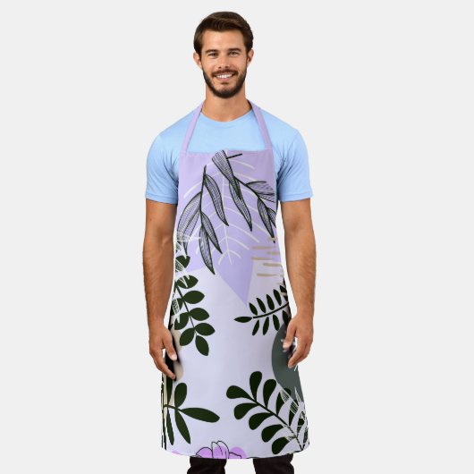 Boho Paars en Lavender Schort (Gedragen)