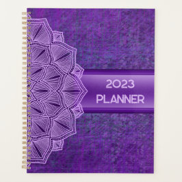 Boho Paars Mandala 2023 Planner
