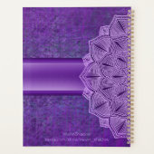 Boho Paars Mandala 2023 Planner (Achterkant)