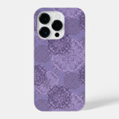 Boho Paars Mandalas iPhone 14 Plus Hoesje (Achterkant)