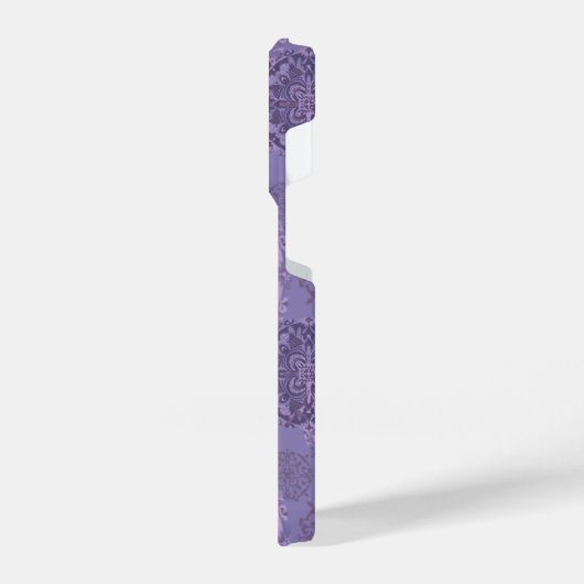 Boho Paars Mandalas iPhone 14 Plus Hoesje (Linkerkant)