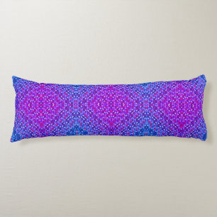 Boho Paarse Blauwe Groene Omkeerbare Lichaamskusse Lichaamskussen