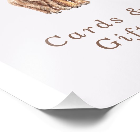 Boho Paarse Bloem Hoogland Koe Baby Shower Bord Foto Afdruk (Hoek)