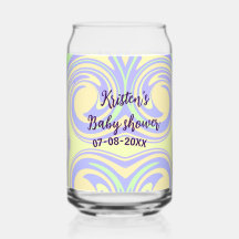 Boho paarse groene baby shower marmer rustiek mode