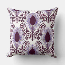 Boho Paarse Jewel Tone Peacock Feather