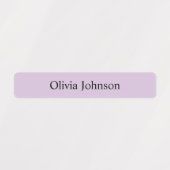 Boho paarse Kinder waterdichte naamlabels Labels (Design 1)