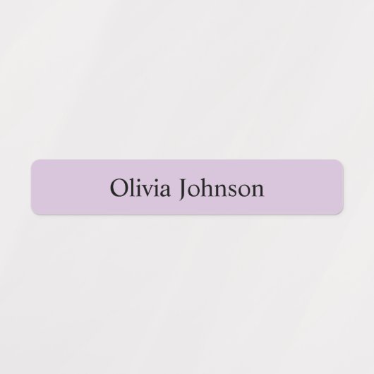 Boho paarse Kinder waterdichte naamlabels Labels (Design 1)