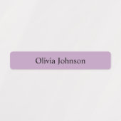 Boho paarse Kinder waterdichte naamlabels Labels (Design 2)