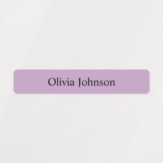 Boho paarse Kinder waterdichte naamlabels Labels (Design 2)