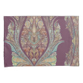 BOHO Paarse Paisley Tribal India Bohemian Pattern Kussensloop (Voorkant-Rechts)