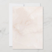 Boho Paarse roze bloemencenopy bruiloft uitnodigin Kaart (Achterkant)