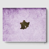 Boho Paarse rustieke bruiloft Gastenboek (Achterkant)