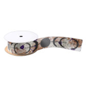 Boho Paarse Wiccan Handfasting Moon Phase Satijnen Lint (Spoel)