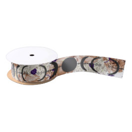 Boho Paarse Wiccan Handfasting Moon Phase Satijnen Lint