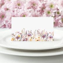 Boho Paarse Wildbloemen Bruiloft