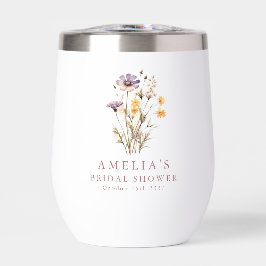 Boho Paarse Wildflower Vrijgezellenfeest Aangepast