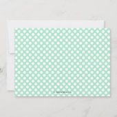 Boho Paasei Baby shower Uitnodiging - Spring (Achterkant)