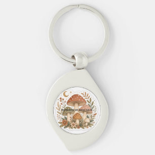 Boho Paddenstoelen Sleutelhanger