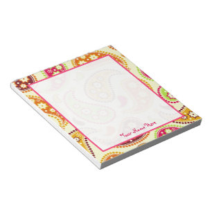 Boho Paisley - Aangepaste laptop Notitieblok