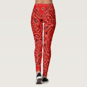 Boho Paisley Bandana Yoga Pants Running Leggings (Achterkant)