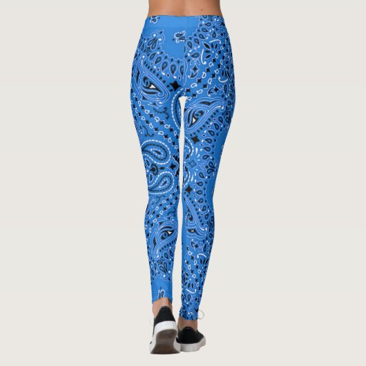 Boho Paisley Bandana Yoga Pants Running Leggings (Achterkant)