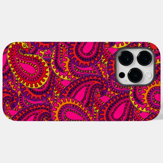 Boho Paisley Case-Mate iPhone Case (Achterkant (horizontaal))