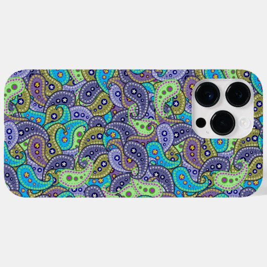 Boho Paisley Case-Mate iPhone Case (Achterkant (horizontaal))