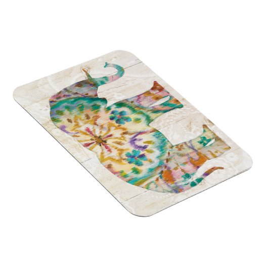 Boho Paisley Elephant I Magneet (Rechterzijde)