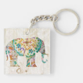 Boho Paisley Elephant I Sleutelhanger (Achterkant)