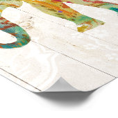 Boho Paisley Elephant II Poster (Hoek)