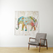 Boho Paisley Elephant II Wandkleed (In Situ (horizontaal))