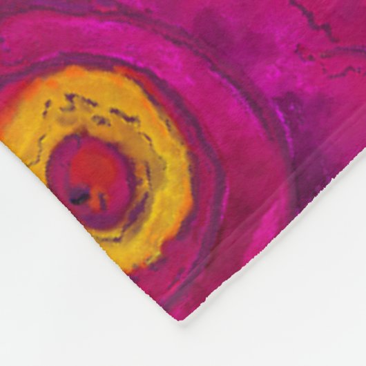 Boho Paisley Floral Fleece Deken (Hoek)