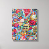 Boho Paisley houdt van een ander canvas afdrukken (Voorkant)